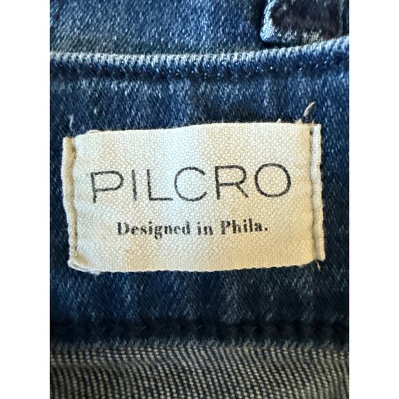 Pilcro The Skipper High Rise Wide Leg Jeans With Patch Pockets Women’s Size 30 - Picture 8 of 12